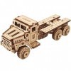 UGEARS Puzzle 3D Camion Militaire - Kit de modèle en Bois pour Adultes à Construire - Kit de Fabrication de Voiture de Camion