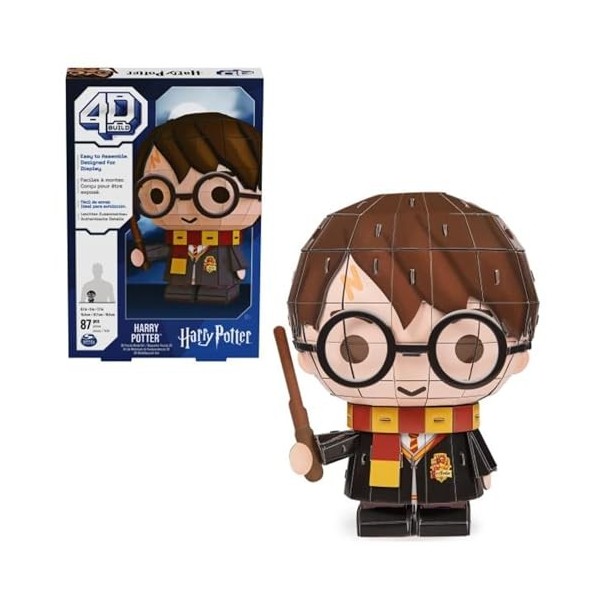 4D BUILD - Puzzle Harry Potter 3D - Jeu Harry Potter 82 Pièces Maquette à Construire - Hermione Granger Style Manga - Puzzle 