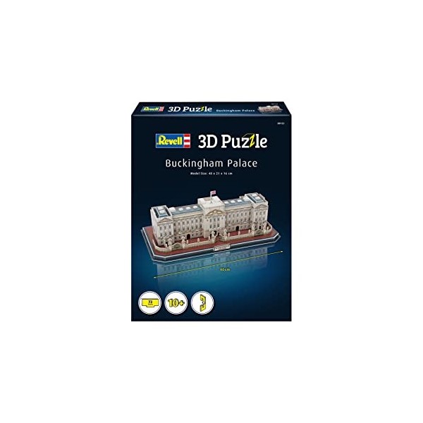 Revell Puzzle 3D Buckingham Palace 00122 Rompecabezas, Multicolor