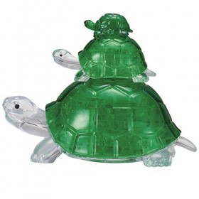 HCM Kinzel 59185 3D Crystal Puzzle Tortues Multicolore