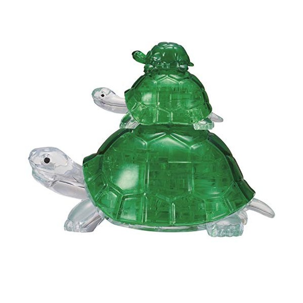 HCM Kinzel 59185 3D Crystal Puzzle Tortues Multicolore