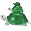 HCM Kinzel 59185 3D Crystal Puzzle Tortues Multicolore