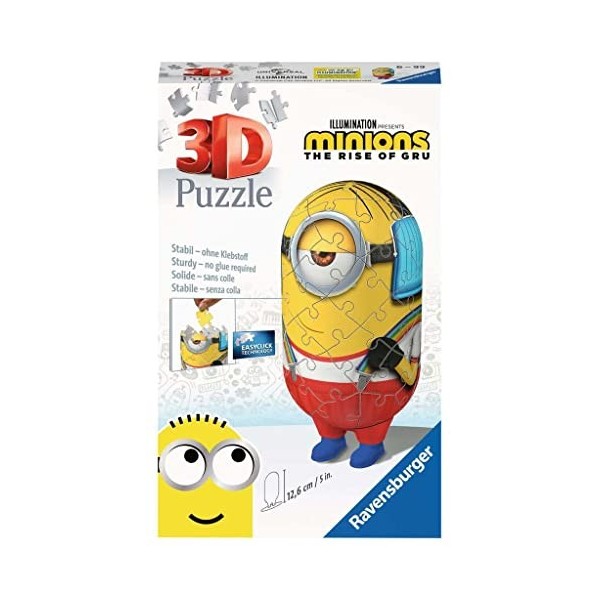 Ravensburger 3D Puzzle- Minion : Roller Skater – Puzzle 3D 54 pièces, 11228