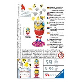Ravensburger 3D Puzzle- Minion : Roller Skater – Puzzle 3D 54 pièces, 11228