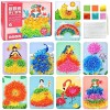 Poke Art DIY Toys, Childhood Infinite Dream Peint à la Main,3D DIY Cartoon Change Dress Jouets éducatifs, Creative DIY Arts a