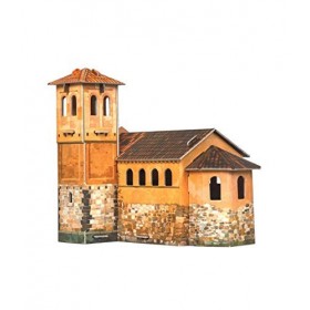 Keranova keranova218&nbsp;17,5&nbsp;x 17,5&nbsp;x 15,5&nbsp;x 12&nbsp;cm astucieux Papier Ville médiévale Chapelle Puzzle 3D