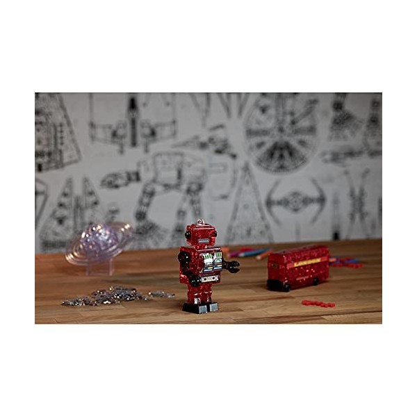 Crystal Puzzle - 59166-3D-Puzzle - Robot - Rouge