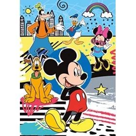 Clementoni- Puzzle 104 modèle 3D-Mickey Mouse-104 pièces- 20157