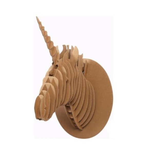 Maquette Licorne 3D à Monter et Assembler, Puzzle en Carton pour Adultes et Enfants, Kit de Construction DIY, Cadeau Créatif,