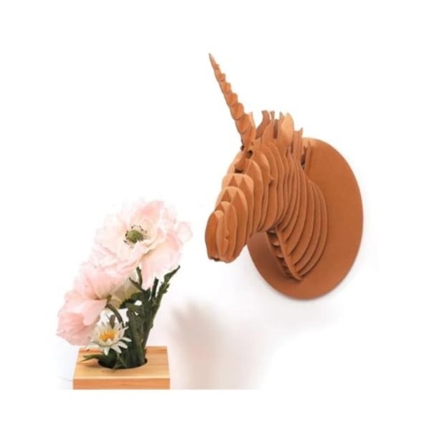 Maquette Licorne 3D à Monter et Assembler, Puzzle en Carton pour Adultes et Enfants, Kit de Construction DIY, Cadeau Créatif,