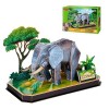 Puzzles 3D Elefante - Puzzle 3D Enfant +5 Ans | Puzzle 3D Adulte | Maquette À Monter 42 Pièces | Puzzle 3D | Assemblage Facil