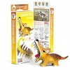 EUGY 086 Tigre de Tasmanie Eco-Friendly 3D Paper Puzzle