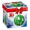 Ravensburger Boule de Noël Verte – Boule Puzzle 3D pour Enfants à partir de 6 Ans – 54 pièces