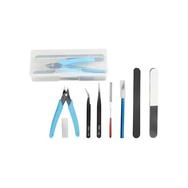 Ensemble doutils de Pliage de modèle en métal, Outils dassemblage de Puzzle en métal 3D Comprenant Un kit doutils de 8 piè