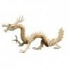 Pebaro 857/6 Kit de Construction en Bois Dragon Chinois 3D Puzzle Fantasy Kit de modélisme Bricolage avec Bois Puzzle en Bois