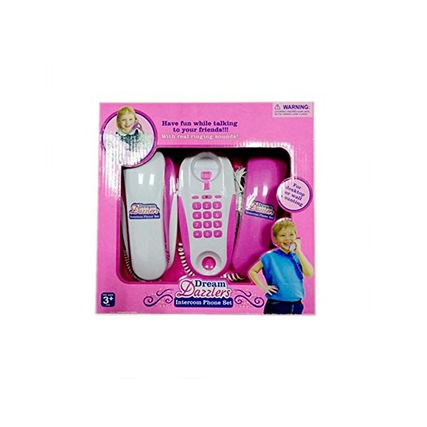 Yeaser – Interphone filaire pour enfants avec 2 téléphones