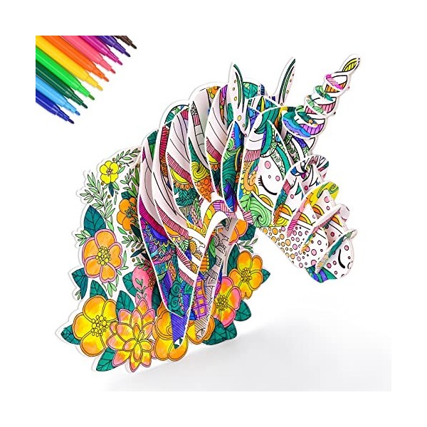 A Canal Toys Jeux Jouet Creaatif Fille Enfant Licorne A Customiser