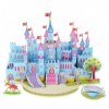 SUNSK 3D Puzzle Château Fille Château Briques Princesse Château Jouets de Construction créatifs Jouets éducatifs Cadeaux pour