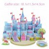 SUNSK 3D Puzzle Château Fille Château Briques Princesse Château Jouets de Construction créatifs Jouets éducatifs Cadeaux pour