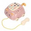 NEZE Téléphone bébé, Jouet Musical résistant aux Chocs pour bébé 12 Boutons poignée Confortable pour léducation préscolaire 