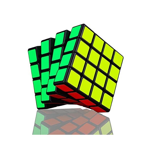 EACHHAHA Cube Magique 4x4,Speed Cube Original,Professionnel, Lisse, Haute tolérance aux pannes,Puzzle 3D adapté aux entraînem