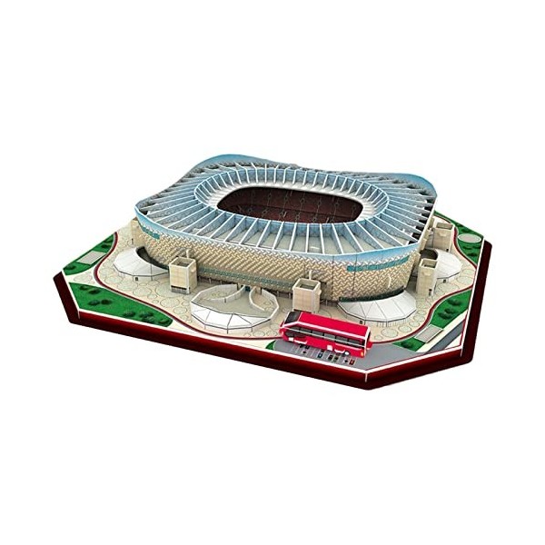 TLM Toys Modèle de Stade de Football | Modèle de Puzzle 3D du Stade de la Coupe du Monde de Football du Qatar,Objets de Colle