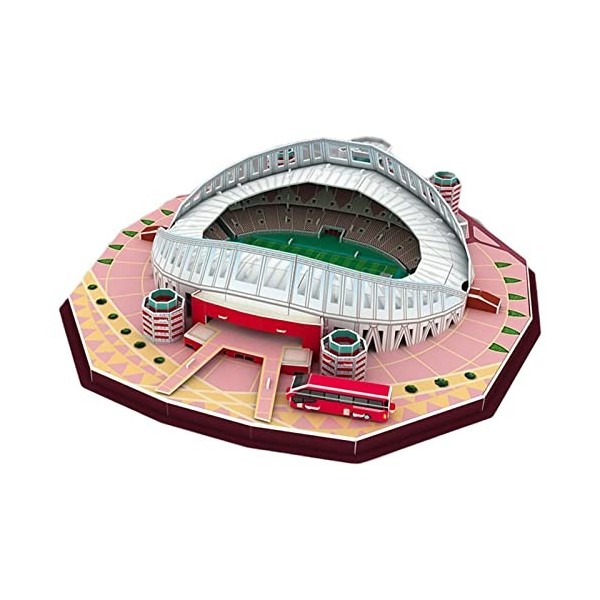 TLM Toys Modèle de Stade de Football | Modèle de Puzzle 3D du Stade de la Coupe du Monde de Football du Qatar,Objets de Colle