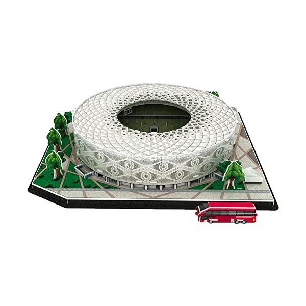 TLM Toys Modèle de Stade de Football | Modèle de Puzzle 3D du Stade de la Coupe du Monde de Football du Qatar,Objets de Colle