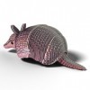 EUGY 095 Armadillo. Eco-Friendly 3D Paper Puzzle