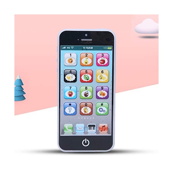 Richgv Téléphone Portable pour Enfant Jouet, Smartphone bébé