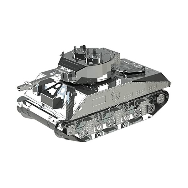 Metal-Time Modèle M4 Sherman, Puzzles 3D pour Adultes ou Adolescents, kit de modèle de Puzzle en métal DIY, modèle 3D en méta