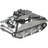 Metal-Time Modèle M4 Sherman, Puzzles 3D pour Adultes ou Adolescents, kit de modèle de Puzzle en métal DIY, modèle 3D en méta