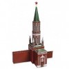 Keranova keranova254 22 x 11 x 30 cm Clever Papier Historique Bâtiments la Tour St. Nicholas Moscou Kremlin Puzzle 3D