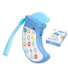 Téléphone Portable Musical Jouet Forme de Lune Apprentissage Éducatif Précoce Téléphone Portable avec Musique Lumière Jouets 