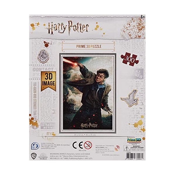 PRIME 3D- Harry Potter Puzzle lenticulaire lenticular Batalla 3, Estándar