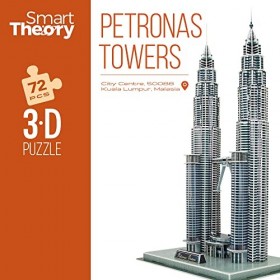 PUZZLE 3D TORRES PETRONAS 72 PIEZAS 51X27X20