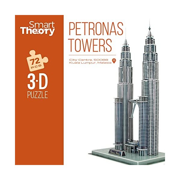 PUZZLE 3D TORRES PETRONAS 72 PIEZAS 51X27X20