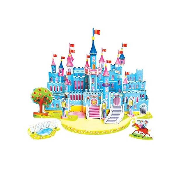 Shamoparty 3D Puzzle Castle pour Les Enfants et Les Adultes, forteresse de Princesse, Beau Jouet pour Les Filles Princesse Ca