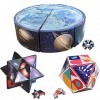 YOUYIKE 3D Cube Magique Kit pour Enfants et Adultes,Cube Magique Infini Cube Magique du Ciel Etoilé Speed Cube Créatif Tourna