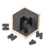 HADAVAKA Casse-tête en Bois, Tetris Jigsaw Brain Teaser Jouet, Jouet De Construction Géométrique 3D, Blocs en Forme De T/L, J