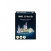 Revell 3D Puzzles- Revell Puzzle 3D 001143 Skyline Bavaroise Monuments à Construire, 143, Blanc