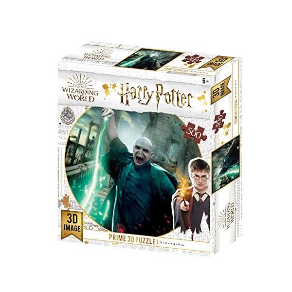 Harry Potter HP32560 Puzzle Voldemort Effet 3D 500 pièces