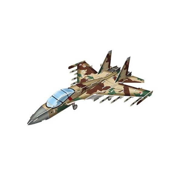 CubicFun Puzzle 3D AH-1 Huey Cobra Helicopter & Sukhoi Su-35 Jet