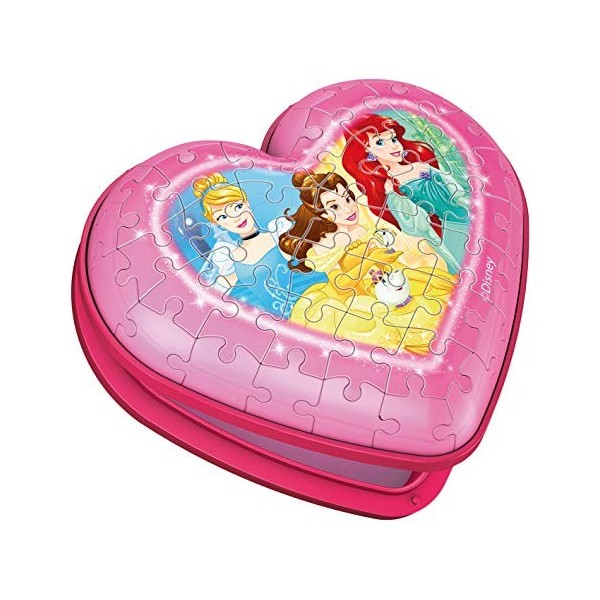 Herzschatulle - Disney Princess. 3D Puzzle 54 Teile