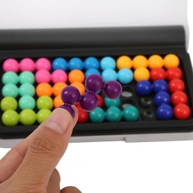 Lelang IQ Puzzle Jeu, 12 Couleurs de Jeux intelligents, IQ Puzzler Pro, Puzzle IQ avec 120 défis, Jeu de Patience pour Adulte
