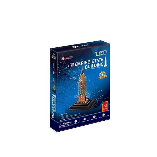 CubicFun Empire State Building New York USA LED 3D Puzzle