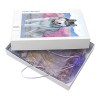 Puzzle Adultes Puzzle en Carton 1000 pièces 3D Husky Chien Bricolage Puzzle éducatif Noël Cadeau de décoration intérieure（38x