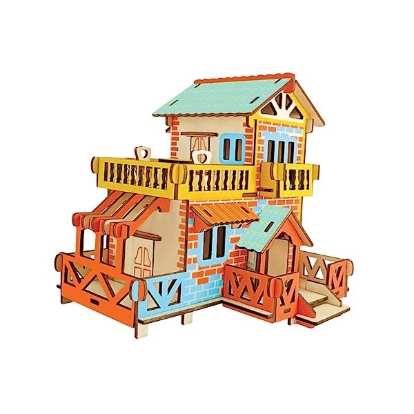 TOYANDONA Maquettes en Bois Casse-tête pour Enfants Puzzles pour Enfants Bricolage Modèle De Construction Jouet Artisanat Sci