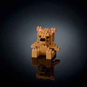 Brixies 220.024&nbsp;Carte Postale Ours en Peluche 3D Puzzle