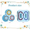 Magic Bean Jouet Rotatif, 2 Pièces Puzzle Haricot Magique, Creative Magic Bean Jouets éducatifs pour Enfants, Puzzle créatif 